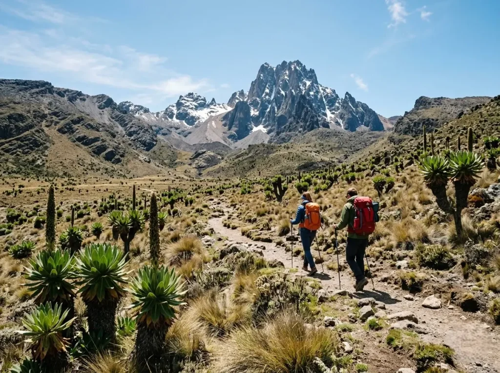 Exploring Mount Kenya's Sirimon and Chogoria Hiking Routes